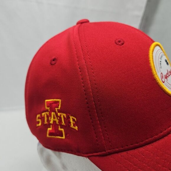 Red Iowa State Cyclone Live Lucky Black Clover Cap Brand Adjustable - Picture 2 of 8